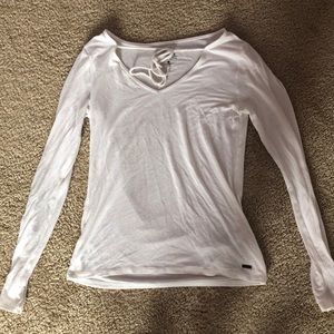 white long sleeve hollister